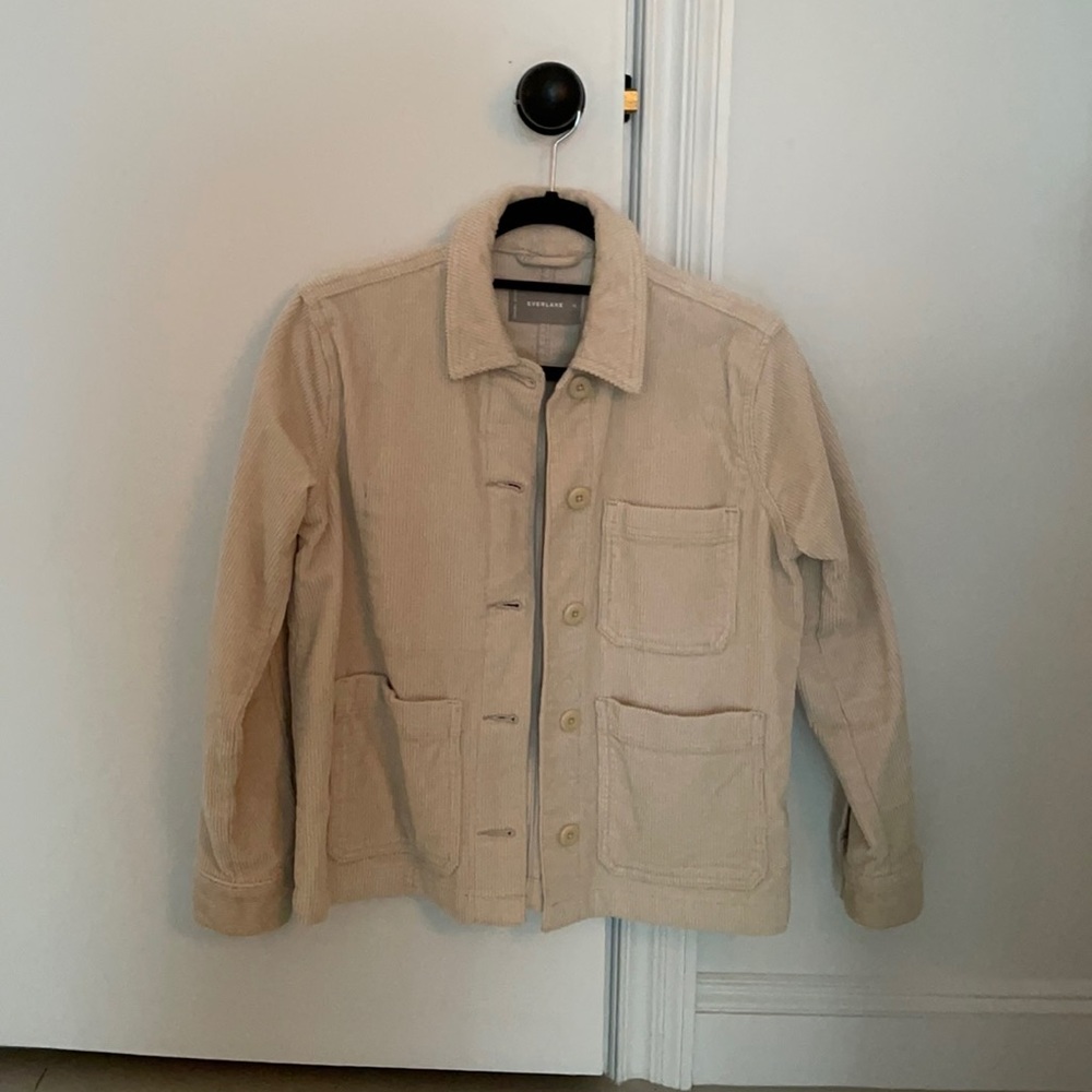 Everlane Cream Corduroy Jacket